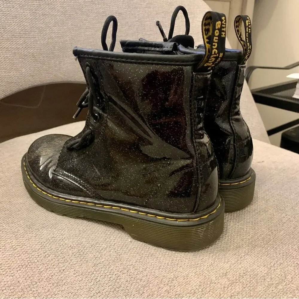 Doc Martens JUNIOR 1460 GLITTER LACE UP BOOTS 4
